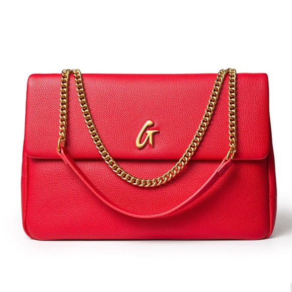 Glamaholic Large Flap Bag Red - Picture 3 of 6